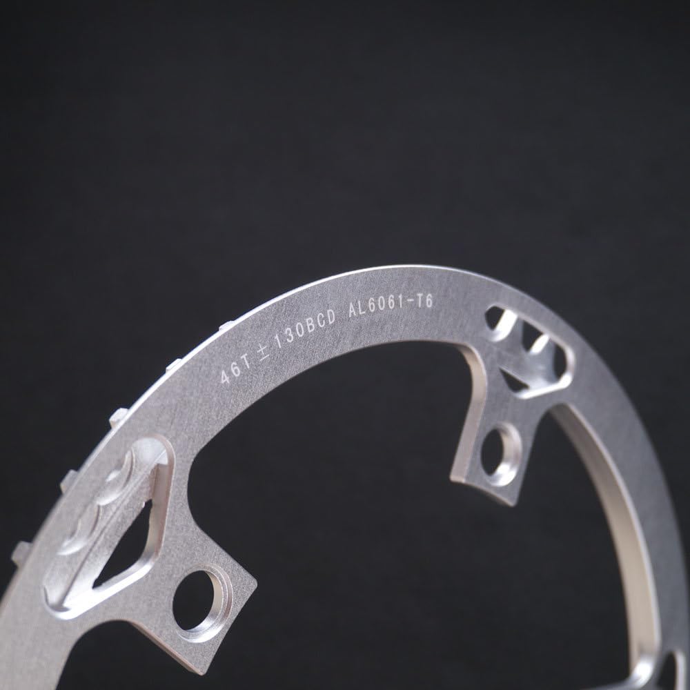 STONT ナローワイド チェーンリング46t Amazon.co.jp: ガード一体型 ナローワイド 46T チェーンリング